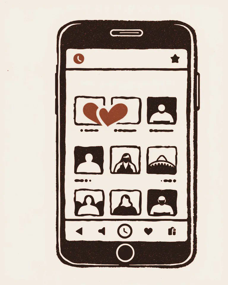 Feed social coordinato